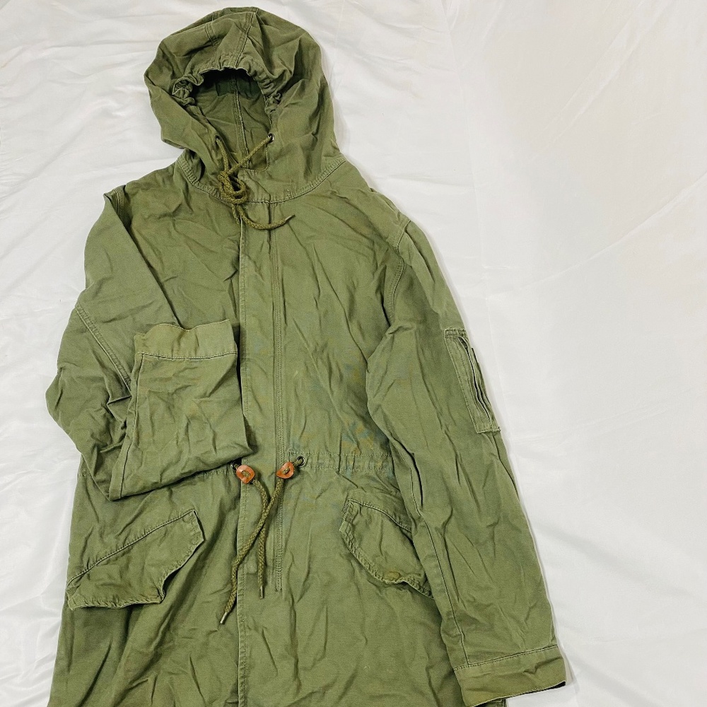 Men’s Cargo Style Jacket| Green